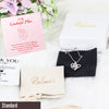 Personalized "To My Wonderful Mom" Sterling Silver Necklace with Heartfelt Message Card – Perfect Mother's Day or Birthday Gift - Image 4