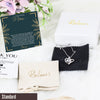 Personalized Sterling Silver Knot Necklace with Heartfelt Message Card for Mom - Ideal Gift for Mother's Day or Birthday - Image 4