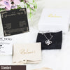 "Personalized Sterling Silver Knot Necklace for Moms - Handcrafted Gift with Heartfelt Message Card" - Image 4