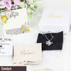 Personalized Sterling Silver Angel Friendship Necklace with Floral Message Card - Perfect Gift for Loved Ones - Image 4