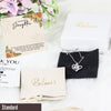 Elegant Personalized Message Card Necklace for Daughter - Handcrafted Knot Design, Premium Materials, Ideal for Heartfelt Gift-Giving - Image 4