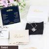 Personalized Daughter Knot Pendant Necklace with Inspirational Message Card – Premium Silver Craftsmanship for Heartfelt Gift-Giving - Image 4