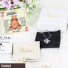 Handmade Personalized Message Card Necklace for Daughter - Sentimental Gift from Dad with Heartfelt Lions Design - Image 4