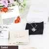 Elegant Personalized Granddaughter Graduation Necklace with Inspiring Message Card | Silver Infinity Pendant - Image 4