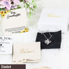 Personalized "To My Granddaughter" Necklace with Inspirational Message and Sunflower Design – Perfect Gift for Special Occasions - Image 4