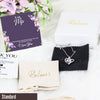 Personalized Wife Necklace with Knot Pendant and Floral Message Card - Ideal Unique Gift for Anniversaries and Birthdays - Image 4