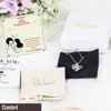Elegant Personalized Necklace for Pregnant Wife - Thoughtful Gift with Heartfelt Message for Special Moments - Image 4