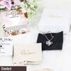 Personalized Graduation Necklace - Elegant Knot Design with Inspirational Message Card, Perfect Gift for Her - Image 4