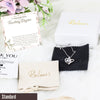 Personalized Sterling Silver Necklace with Teaching Degree Congratulations Card – Perfect Graduation Gift for Teachers - Image 4