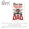 Personalized Rustic Metal Sign for Dads - Warm-Up Partner & Sports Critic - Perfect Gift for Father's Day or Birthday - Image 7