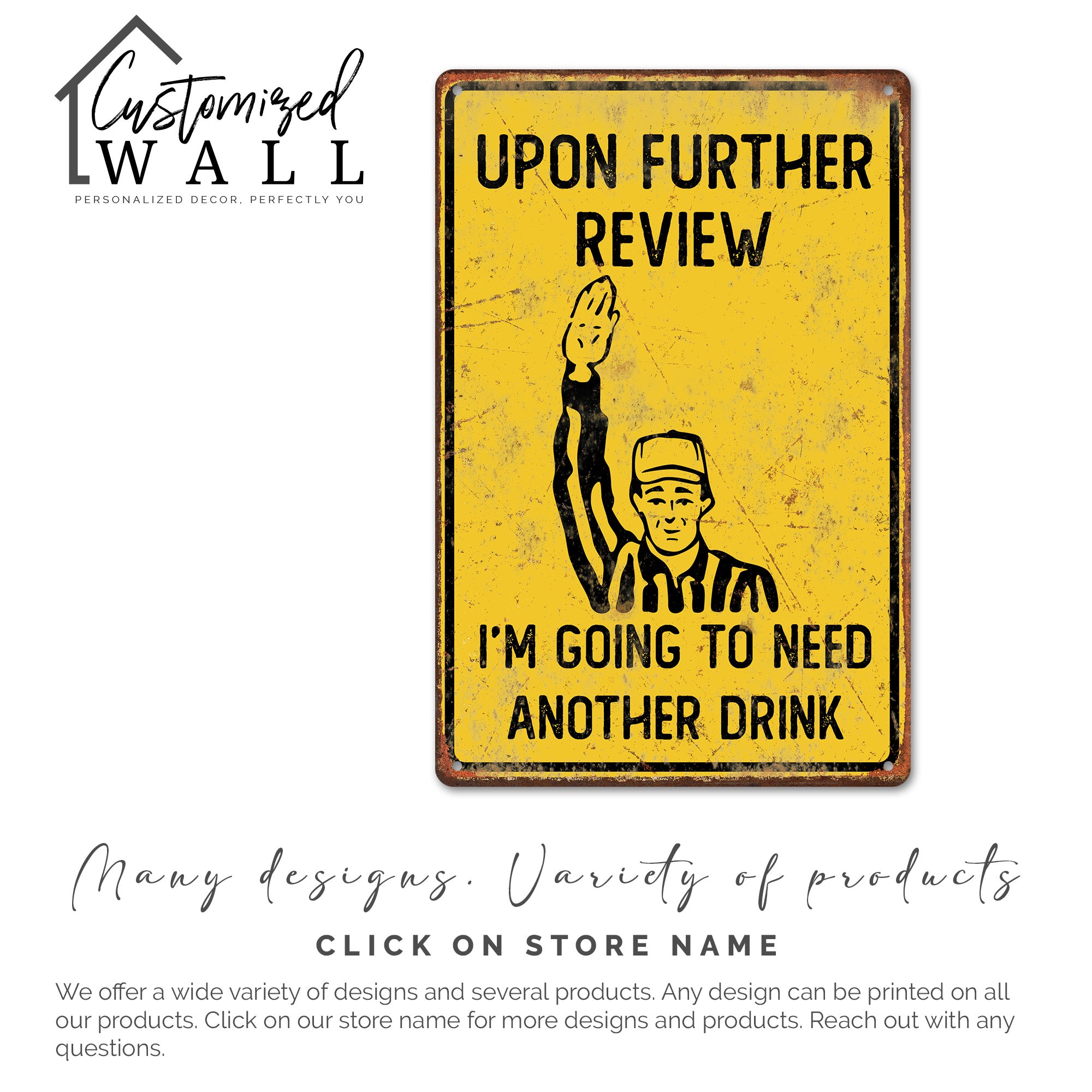 Personalized Retro Metal Sign - Humorous Bar Decor for Home, Perfect Novelty Gift for Any Occasion - Image 6