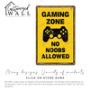 Personalized "Gaming Zone - No Noobs Allowed" Rustic Metal Sign: Perfect Handmade Gift for Gamers - Image 6