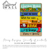 Personalized Garden Rules Metal Sign - Vibrant Decor for Garden Lovers - Customizable Gift for Nature Enthusiasts - Image 4