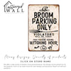 Personalized Witch's Broom Parking Metal Sign - Custom Halloween Decor for Spooky Home Accents - Image 6