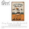Personalized Rustic Metal Sign - "Let's Drink by the Fire" Camping Decor for Outdoor Enthusiasts - Image 6