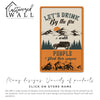 Personalized Rustic Metal Sign - "Let's Drink by the Fire" Camping Decor for Outdoor Enthusiasts - Image 7