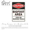 Personalized Caution Bigfoot Area Metal Sign - Rustic Home Decor, Perfect Gift for Adventure Lovers and Mythical Enthusiasts - Image 7