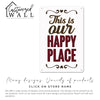 Personalized "This is Our Happy Place" Rustic Metal Sign - Custom Handmade Home Decor for Heartfelt Gift Giving - Image 7
