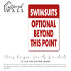 Personalized Vintage-Style "Swimsuits Optional" Metal Sign – Ideal Handmade Gift for Beachgoers and Fun-Loving Friends - Image 7