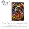 Personalized Patriotic Metal Sign - "Home of the Free" Eagle Design | Perfect Customizable Gift for Veterans & Patriotic Americans - Image 6