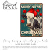 Personalized Rustic Metal Xmas Sign - "Merry Heffin' Christmas" Cow Design with Vintage Charm - Image 6