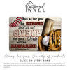 Personalized Inspirational Baseball Metal Sign - Customizable Rustic Decor for Motivational Gift-Giving - Image 7