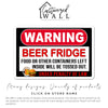 Customizable Vintage-Style Beer Fridge Sign - Personalized Metal Sign for Home Bars and Man Caves, Ideal for Beer Lovers and Unique Gift - Image 7