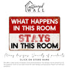 Personalized "What Happens in This Room" Retro Metal Sign - Customizable Handmade Gift for Home Décor - Image 6