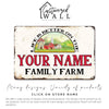 Personalized Rustic Metal Farm Sign - Custom Family Name, Charming Farmhouse Decor, Ideal Gift for Farm Lovers - Image 4