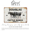 Personalized Rustic Metal Cattle Ranch Sign - Custom Farmhouse Decor for Ranch Enthusiasts, Established Date Included - Image 6