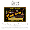 Customizable Game Room Metal Sign - Personalized Family Name Decor for Mancave or Entertainment Space - Image 6
