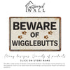 Personalized "Beware of Wigglebutts" Metal Sign - Customizable Pet Lover's Home Décor Gift - Image 6