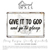 Personalized "Give It to God" Handmade Metal Sign - Inspirational Wall Decor for Home, Office, or Spiritual Gift - Image 4