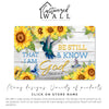 Customizable Metal Sign with Sunflowers & Hummingbirds - "Be Still and Know" Inspirational Wall Art for Home Decor and Gift-Giving - Image 7