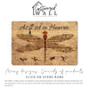 Personalized "As I Sit in Heaven" Metal Sign – Rustic Memorial Plaque with Dragonfly Design for Thoughtful Gift-Giving - Image 4