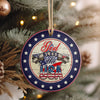 Personalized "God Bless the USA" Ceramic Ornament - Patriotic Star Design Keepsake - Image 4