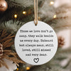 Personalized Memorial Ceramic Ornament with Heartfelt Quote - Cherish Loved Ones Forever - Image 4