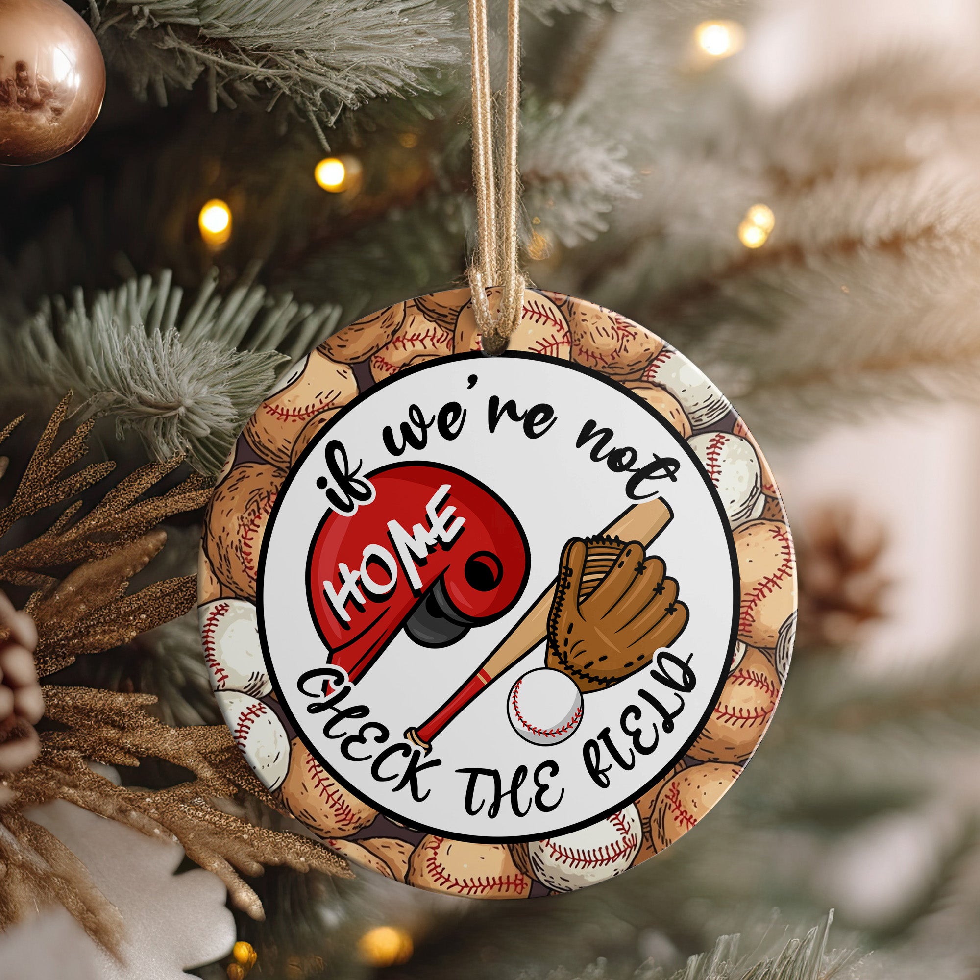 Personalized Ceramic Baseball Ornament – Perfect Gift for Sports Enthusiasts & Handmade Home Decor - Image 4