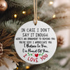 Personalized Love Affirmation Ceramic Ornament – Handcrafted Keepsake Gift for Loved Ones - Image 4