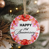 Celebrate Milestones with Our Personalized 10th Anniversary Ceramic Ornament - Perfect Handmade Gift for Loved Ones - Image 4