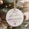 Personalized Pregnancy Announcement Ceramic Ornament - Handmade Keepsake with Heartfelt Design - Image 4