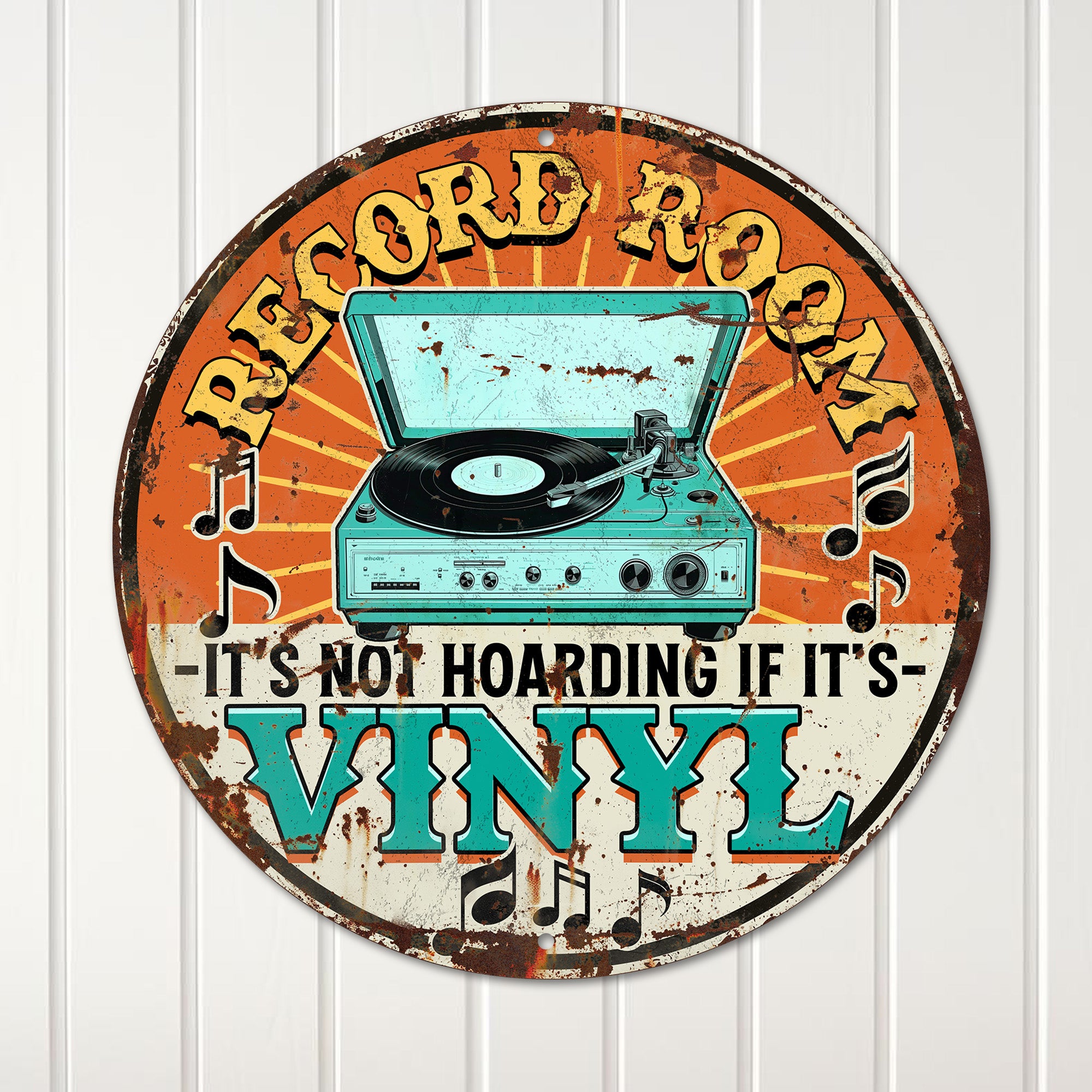 Personalized Retro Vinyl Record Metal Sign – Perfect Gift for Music Lovers and Collectors - Image 4