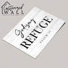Personalized "God is My Refuge" Wrapped Canvas - Handcrafted Wall Art with Psalm 46, Perfect Inspirational Gift - Image 4