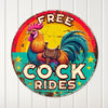 Personalized Retro Rooster Metal Sign - Vibrant Wall Décor for Farmhouse Charm and Unique Gifts - Image 4