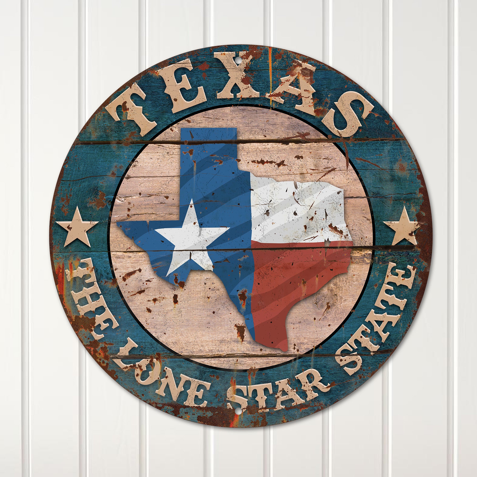 Personalized Texas Metal Sign - Rustic "The Lone Star State" Wall Art with Customizable Options - Perfect for Home Decor and Gifts - Image 4