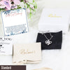 White coat ceremony gift; doctor gift; physician assistant graduation silver necklace with personalized message card and spa gift box