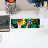 Personalized Acrylic Desk Block with Emerald Marble Design for Executive Gift Giving – Custom Engraved Nameplate - Image 5