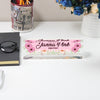 Personalized Floral Acrylic Desk Block Nameplate - Custom Gift for Dentists, Office Decor, and More - Image 5