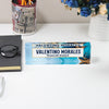 Personalized Acrylic Desk Name Block with Elegant Blue & Gold Design – Ideal Gift for Professionals - Image 5