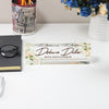 Personalized Acrylic Desk Nameplate with Floral Design - Custom Office Décor for Mental Health Professionals - Image 5